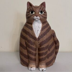 Department 56 Vintage Cast Iron Tabby Doorstop